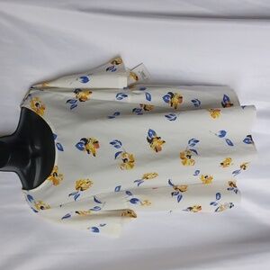 Isabel Maternity Floral Top Size Large